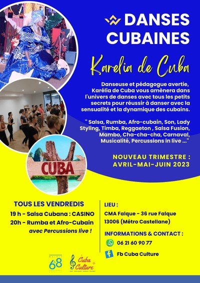 Cuba Culture - Cours de Danses : Salsa, Rumba et Afro-Cubaine 