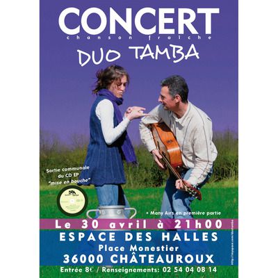 Duo Tamba en concert à l'Espace des Halles