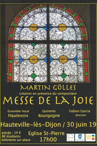 Messe de la joie de Martin GÖLLES