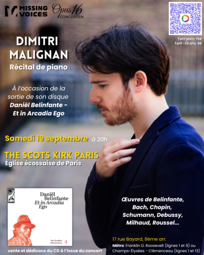 Récital de Piano et sortie de disque - Dimitri Malignan