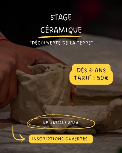 STAGE DECOUVERTE DE LA TERRE JUILLET 2026