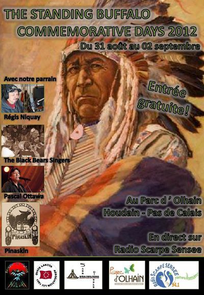 standing buffalo commémorative days