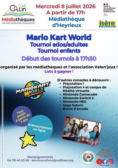 Tournois Mario World enfant et ado/adulte 