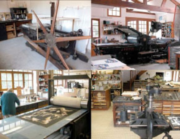 Visite du Centre d’Art Graphique de la Métairie Bruyère 