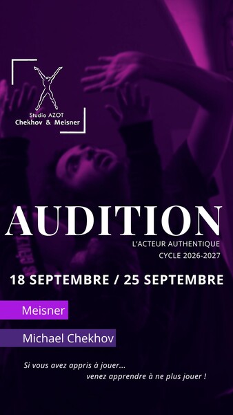Audition Rencontre Meisner &M.Chekhov - Septembre