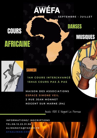Awéfa danse Africaine - Cours de danse Africaine