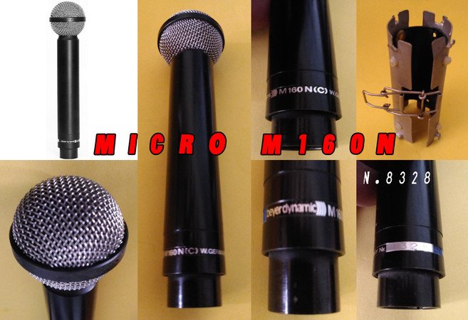 differents micros + pied