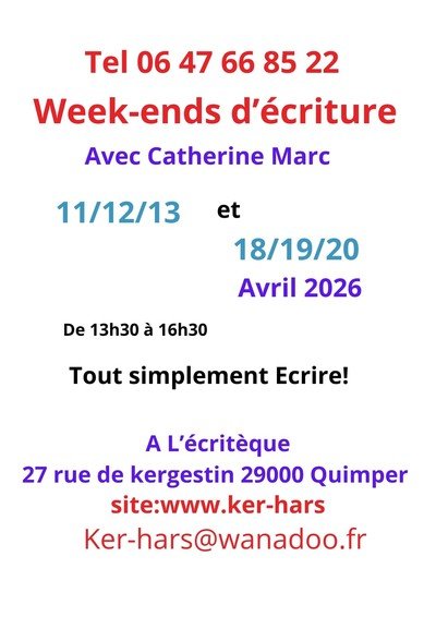 Ecriture : tous les mots avec soi