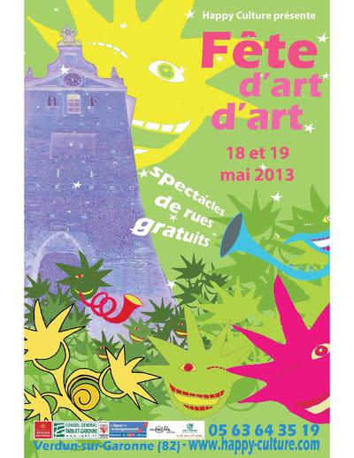 fête d'art d'art - festival arts de la rue - verdun sur garonne