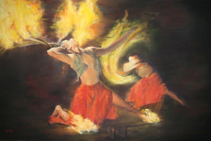 Joëlle Metzger Reverdi -  expo  vente dessins, pastels encadrés, huiles sur toiles,