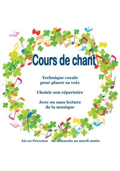 Prof de chant - Cours de chant