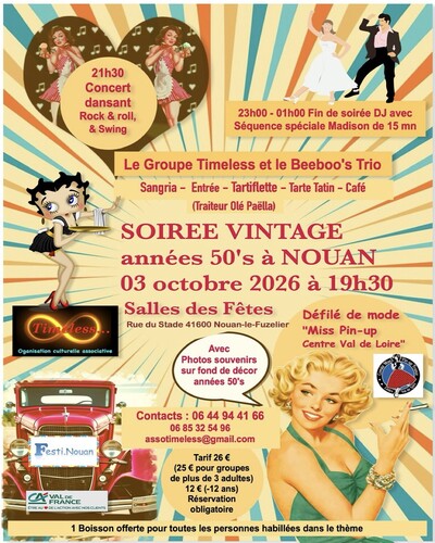 Soirée Vintage années 50’s