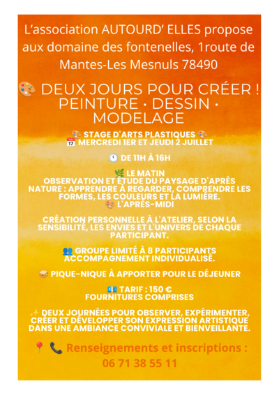 Stage adultes-ado-deux jours