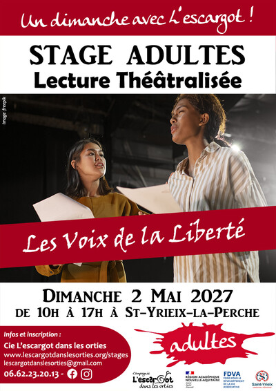 Stage lecture théâtralisée « Les Voix de la Liberté »