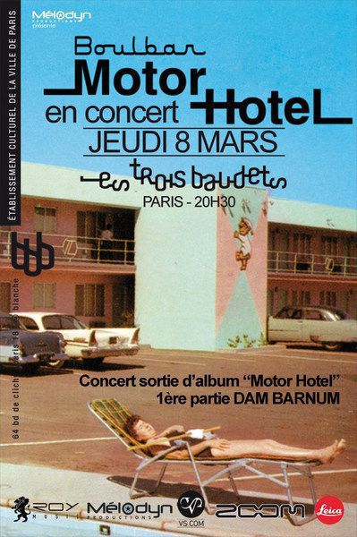 Boulbar en concert aux Trois Baudets à Paris (75) le 8 mars 2012