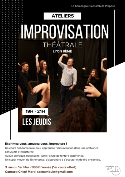 Compagnie Scènambule - Atelier d'improvisation théâtrale