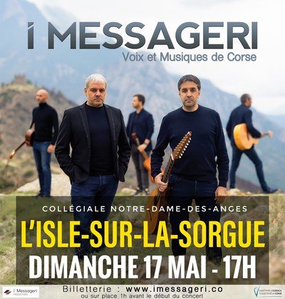 Concert groupe I MESSAGERI - Voix et musique de Corse