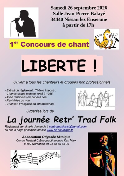 Concours de chant "Liberté" de Nissan Lez Ensérune