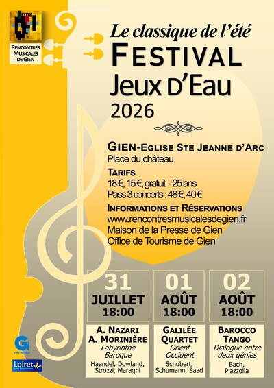 FESTIVAL JEUX D'EAU 2026
