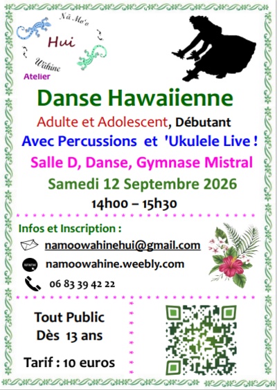Hula, atelier d'initiation débutant
