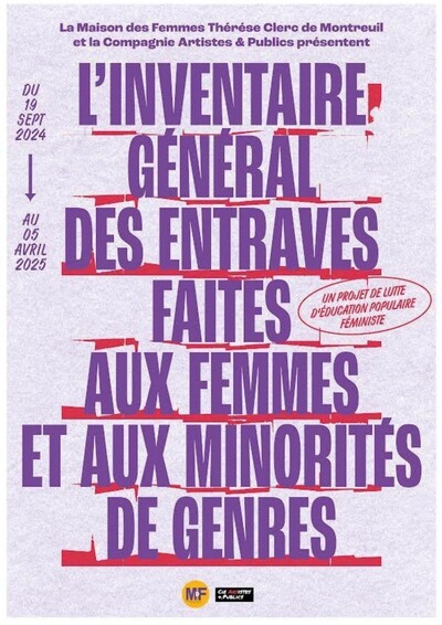 Inventaire des entraves faites aux femmes et minorités genre