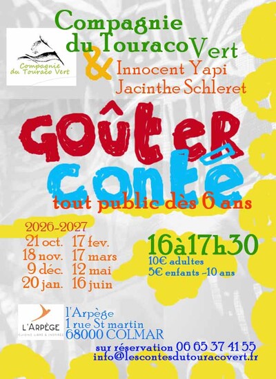 Les Gouters Contés de la Compagnie du Touraco Vert
