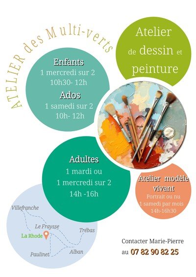 Marie-Pierre MARC  - cours dessin et peinture