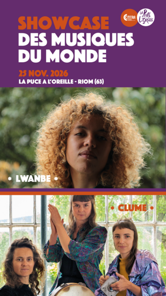 showcase des musiques du monde : clume + lwambe