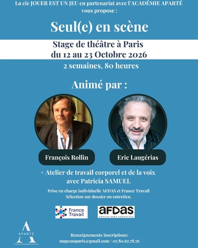 Stage Seul(e)-en-scène Rollin/Laugerias
