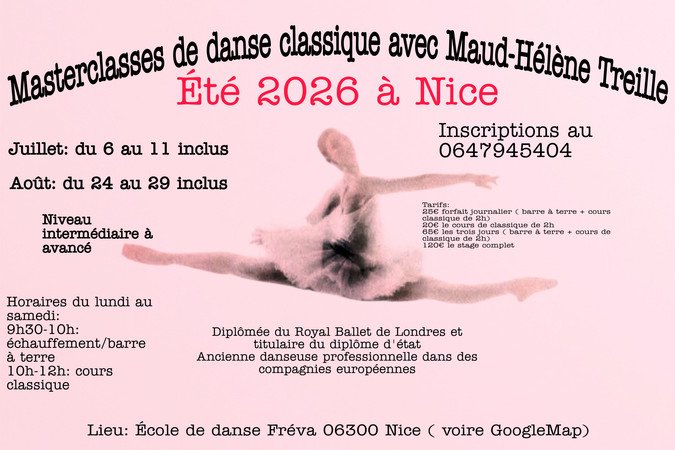 Stages de danse classique adultes et ados à partir de 14 ans