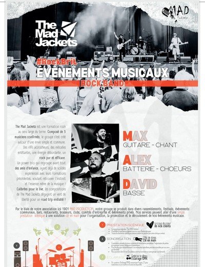 The MAD Jackets - Power trio rock