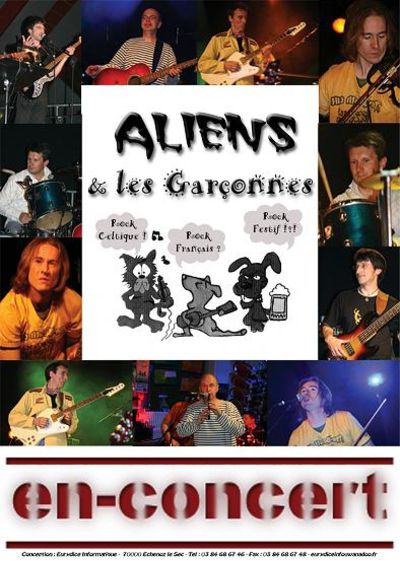 Aliens et les garçonnes, Rock Celtique, Assemblée Générale de l'Association Techniciens Territoriaux France à VESOUL (70)