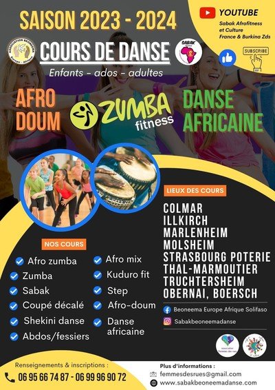 ASSO. SABAK AFROFITNESS & BEONEEMA - COURS COLLECTIFS