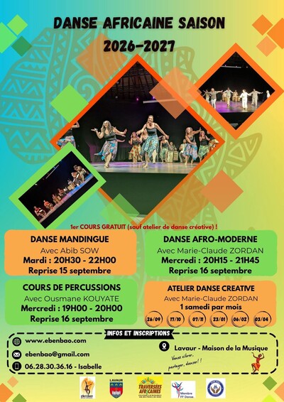 Association Ebenbao - Cours de danses et percussions