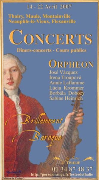 Concert Brillamment Baroque à Thoiry (Yvelines-78)