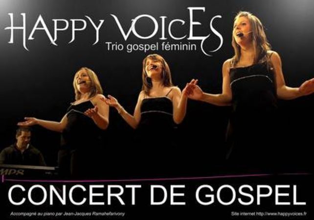 Happy Voices trio gospel féminin