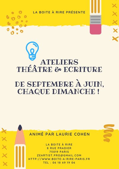 Laurie Cohen - Cours de Théâtre chaque dimanche ! 
