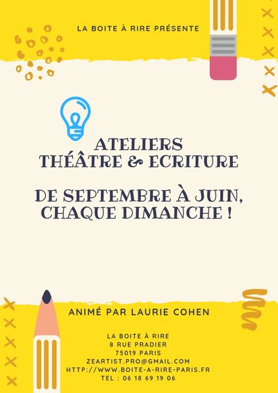 Laurie Cohen - Cours de Théâtre chaque dimanche !