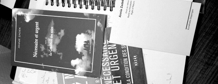 Lecture performance | " Nécessaire et urgent " d'Annie Zadek
