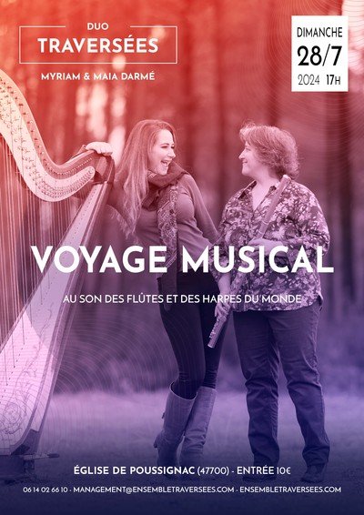 Voyage musical au son des harpes et des flûtes