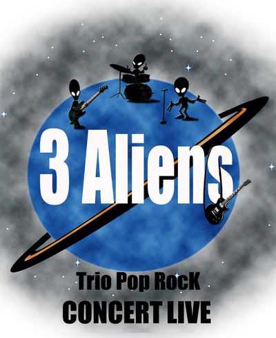 3 Aliens - trio pop rock