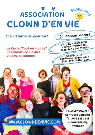 Association Clown d'En Vie - Cycle Clown " Tout un monde "