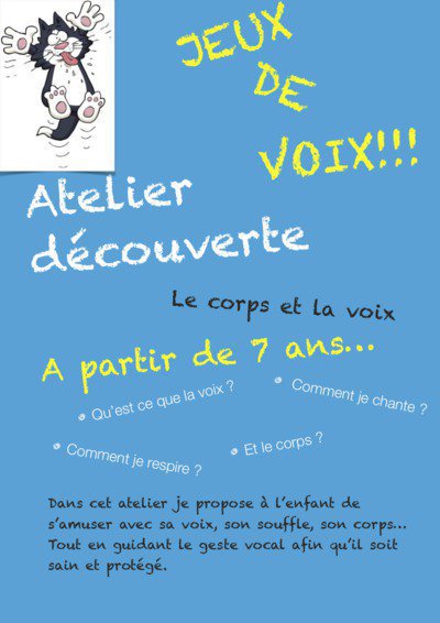 Atelier JeuxDeVoix - Cours de chant collectif enfants