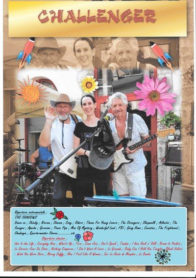 CHALLENGER - groupe Pop Rock Blues Rock