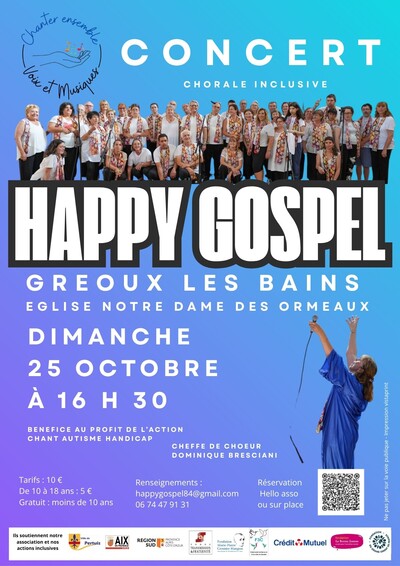 concert de la chorale Happy Gospel