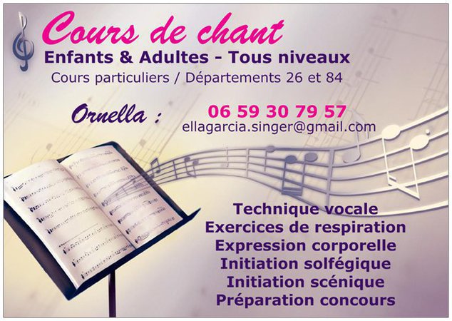 Cours de Chant - Nyons - (26110)