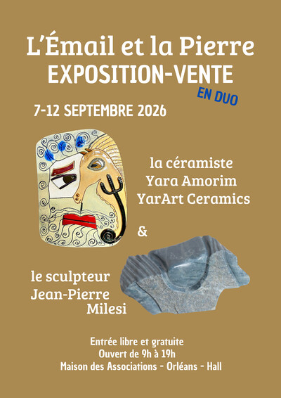 "L'Email et la Pierre", Exposition, Maison des Associations