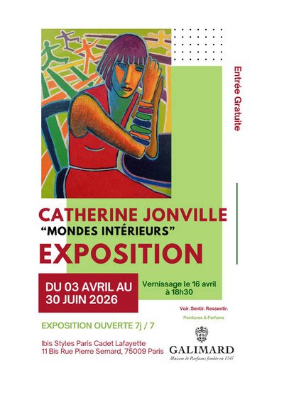  EXPOSITION MONDES INTÉRIEURS CATHERINE JONVILLE
