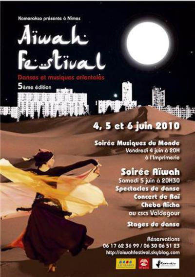 Festival AÏWAH à Nîmes les 4, 5 et 6 juin 
