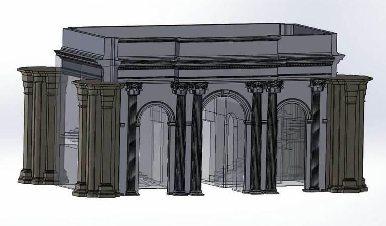 Langres à la Renaissance : Restitution 3D d'un jubé